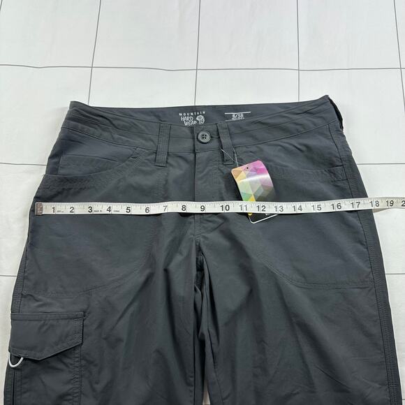 Mountain Hardwear Pants Womens 6 Gray Torada Nylon Cargo Ripstop Hiking Outdoor - Picture 10 of 14